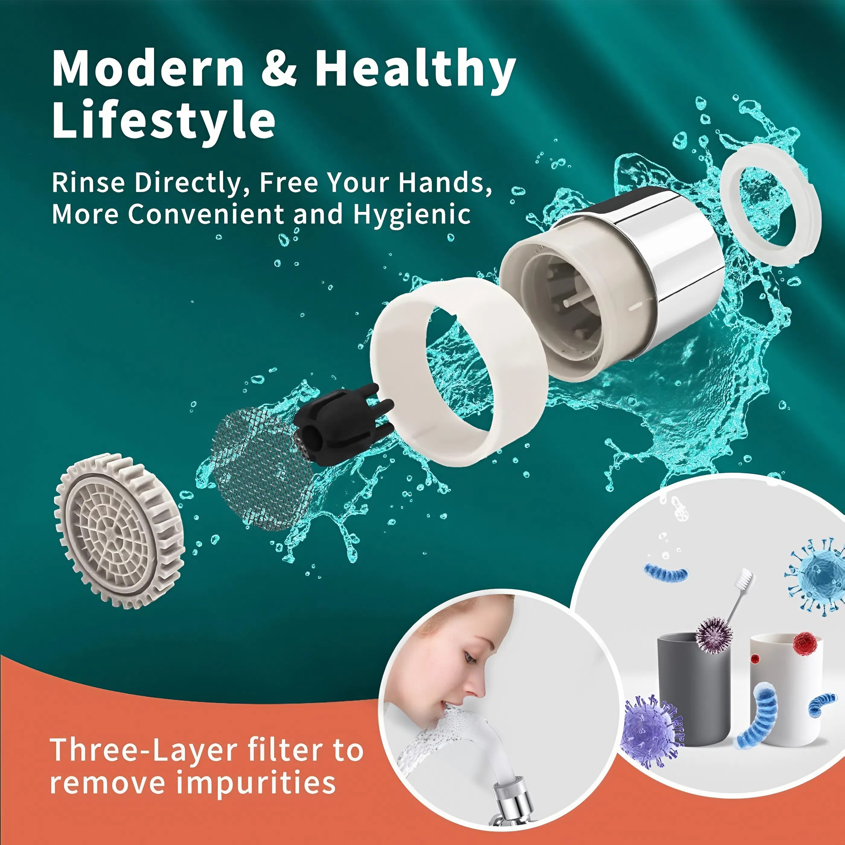 🚿✨Aurynne™ 1180° Swivel Faucet