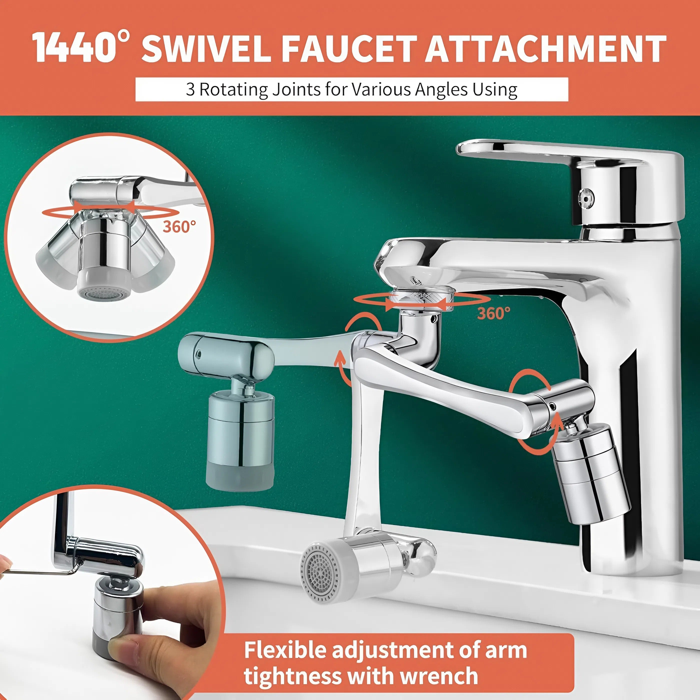 🚿✨Aurynne™ 1180° Swivel Faucet